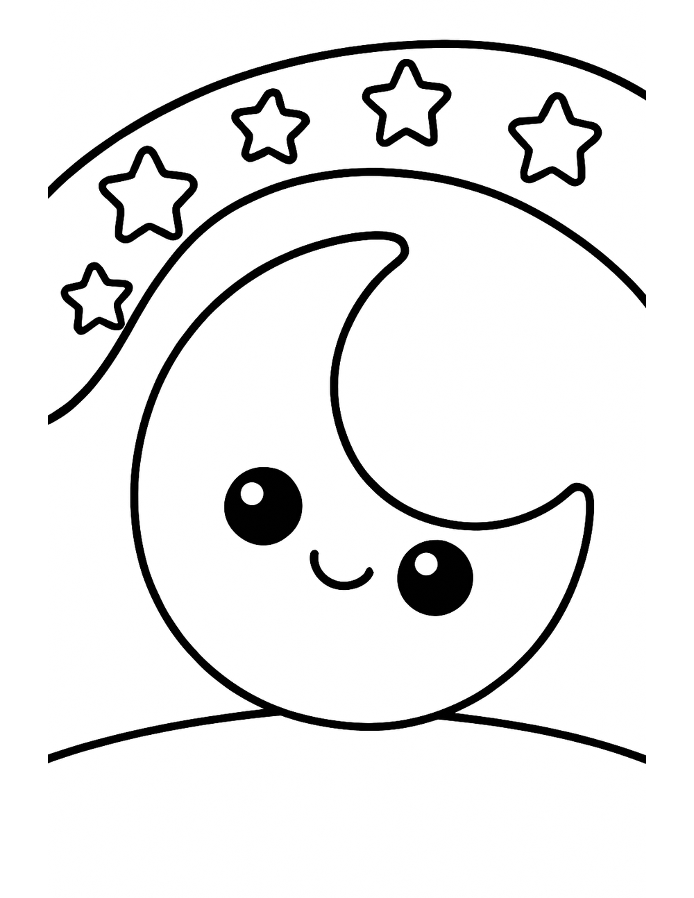 Free printable Galaxy coloring page – milky way band